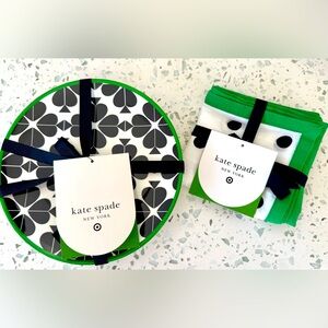 NWT, Kate Spade plate and napkin set